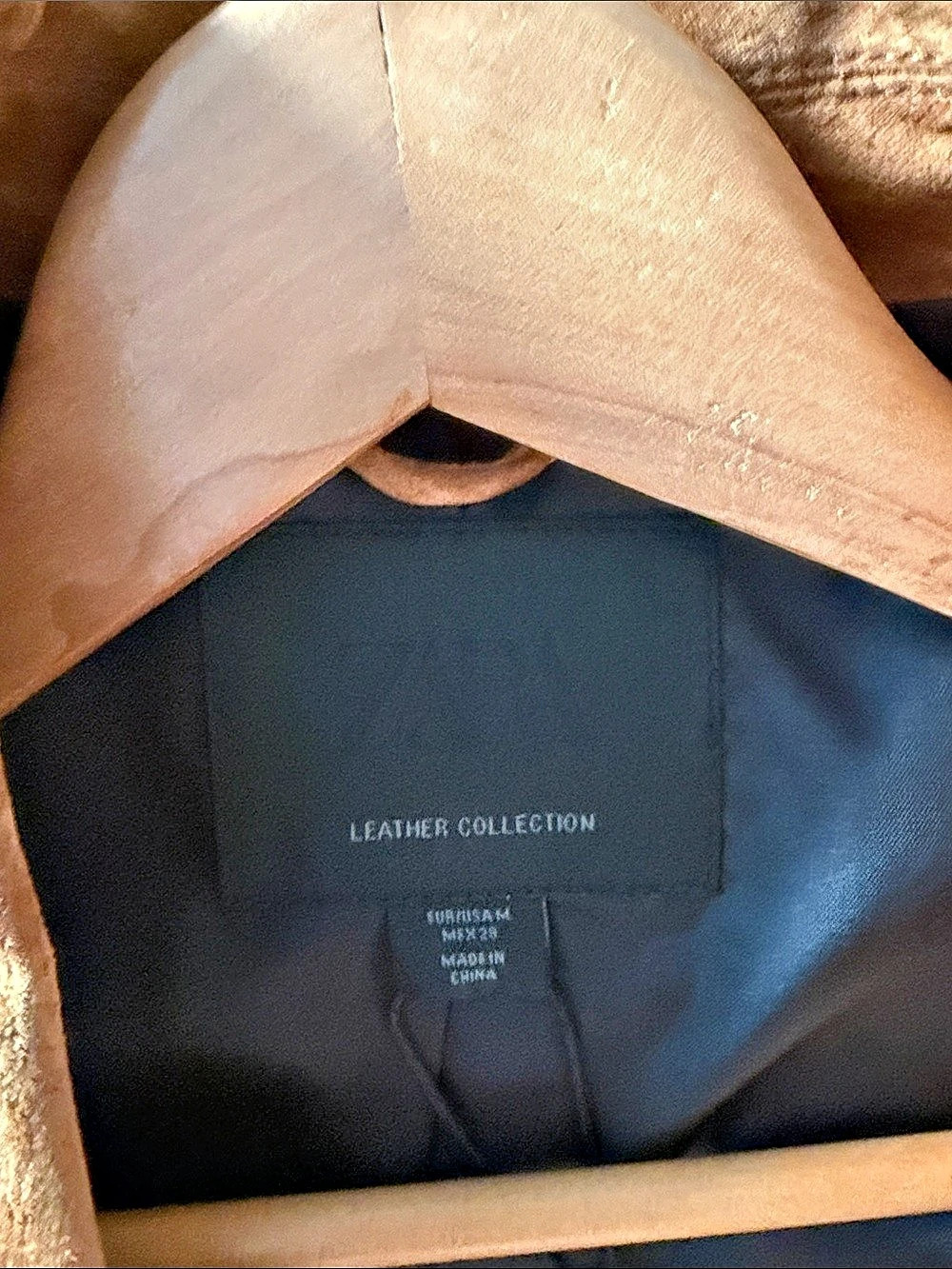 Women’s Zara Suede Leather Collection Leather Jacket in Brown Medium NWT - Picture 6 of 7